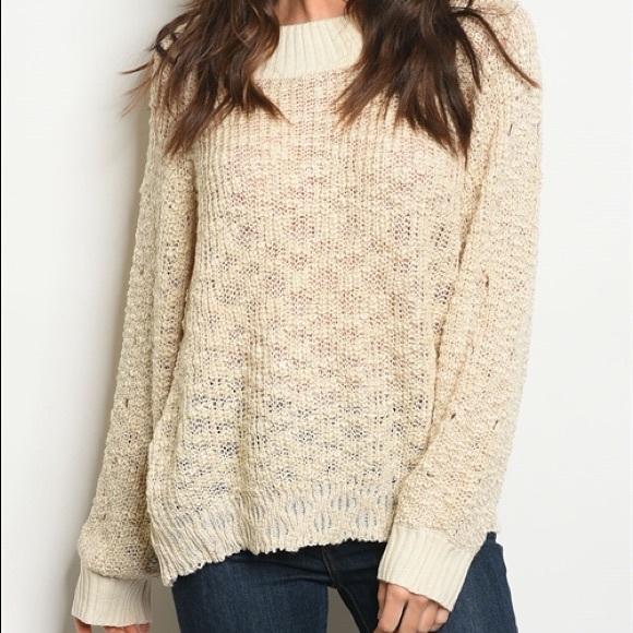 Cream Sweater - Picture 1 of 2